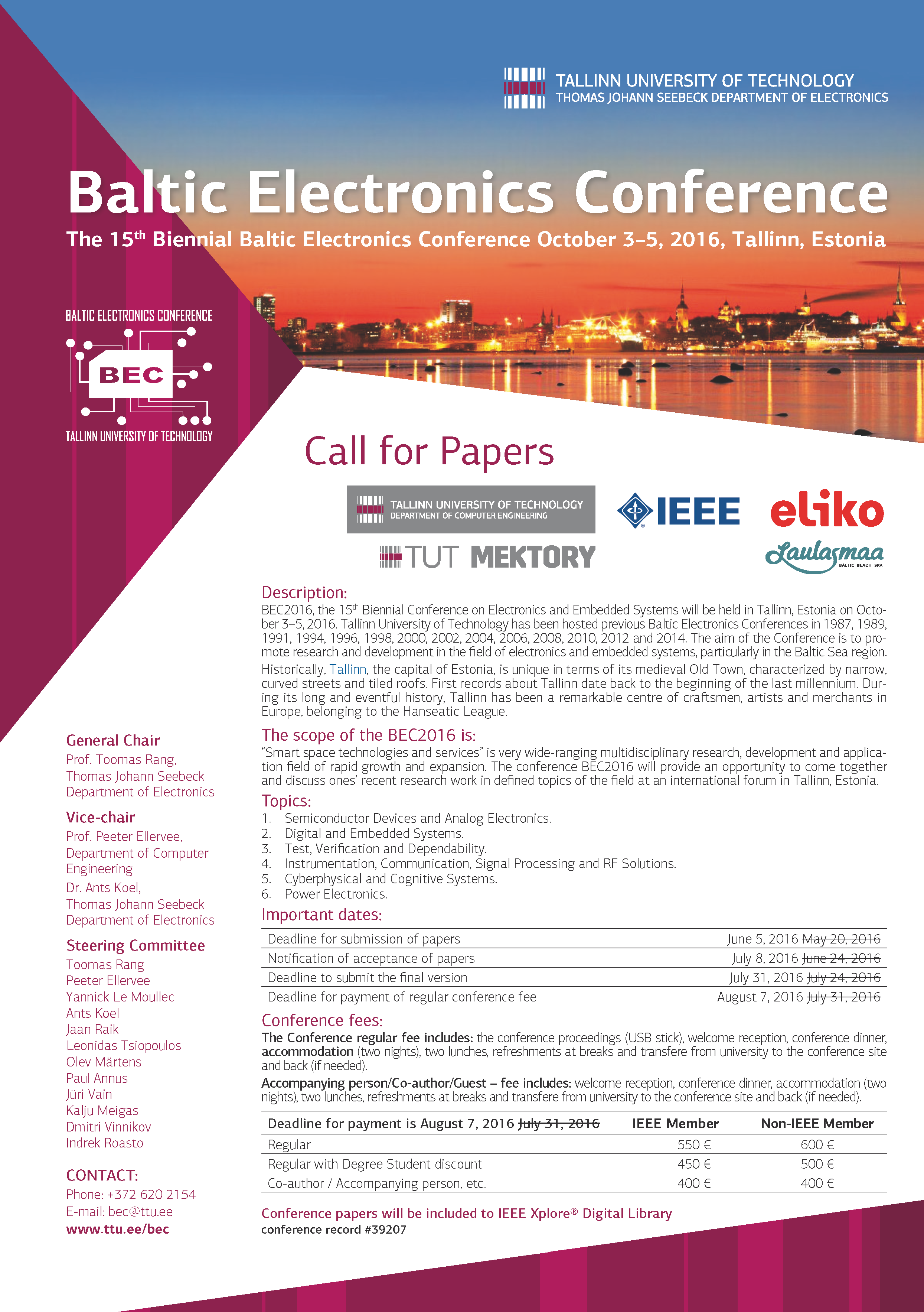 BEC Call For Papers